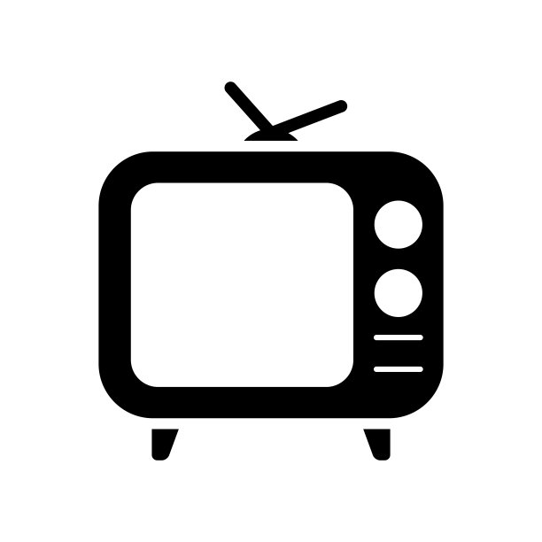电视图标设计矢量模板图片下载