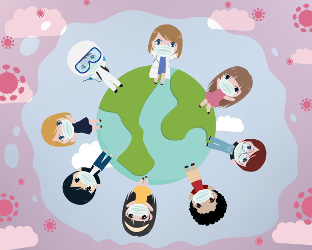 全世界人民团结一致抗击新冠肺炎图片下载