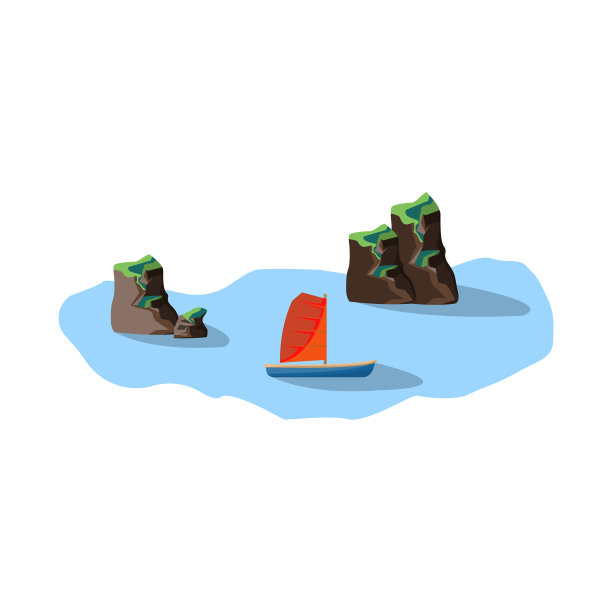 设计rock和bay的标志集合图片下载