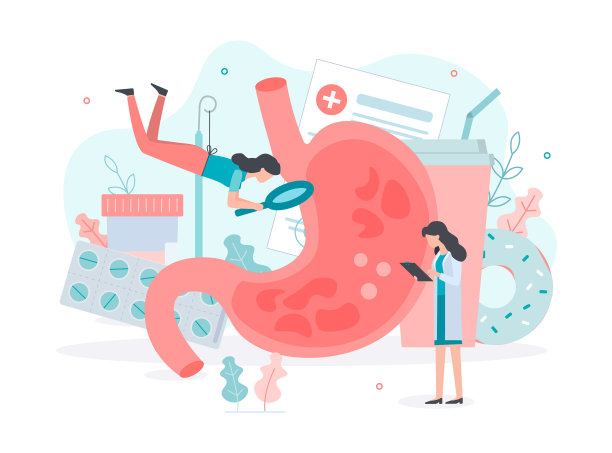 胃炎是胃医学的概念图片下载