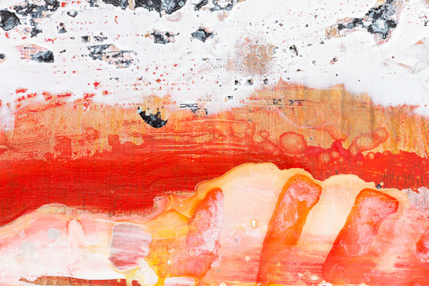 新画，红色对比，独特的设计。图片下载