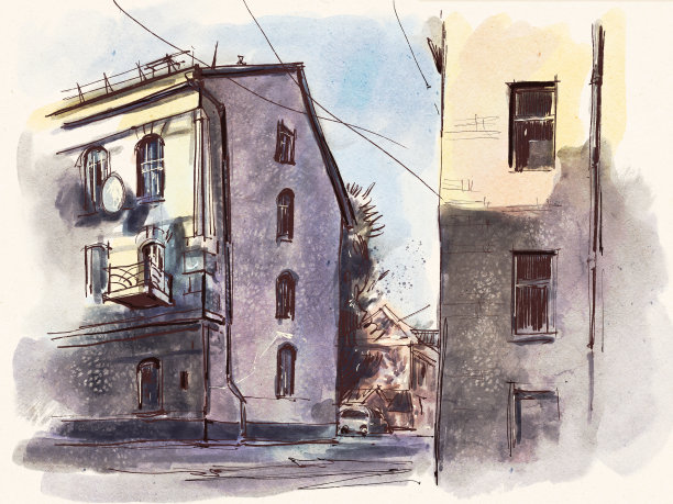 城市景观素材图片