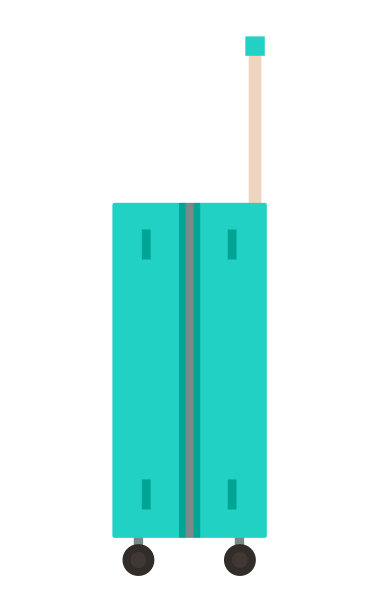 采购产品行李或行李，轮子上的手提箱，旅游图片下载