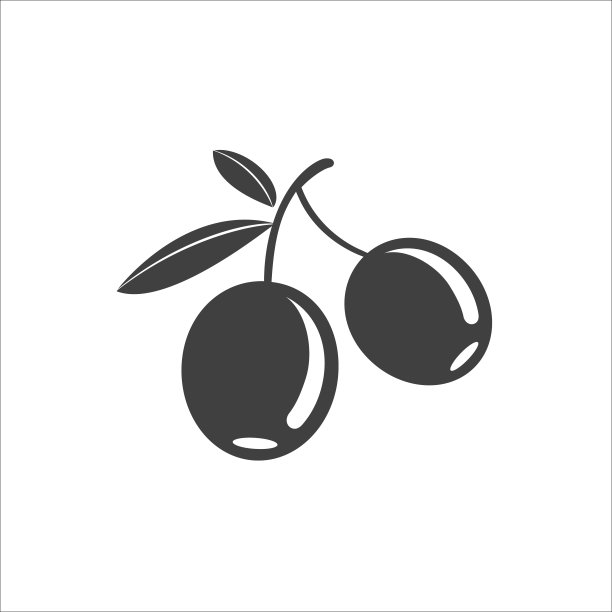 橄榄平图标。矢量图图片下载