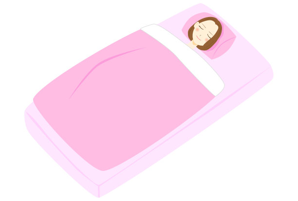 美丽的年轻女子正在睡觉。图片下载