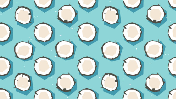 几何无缝热带背景。图片下载