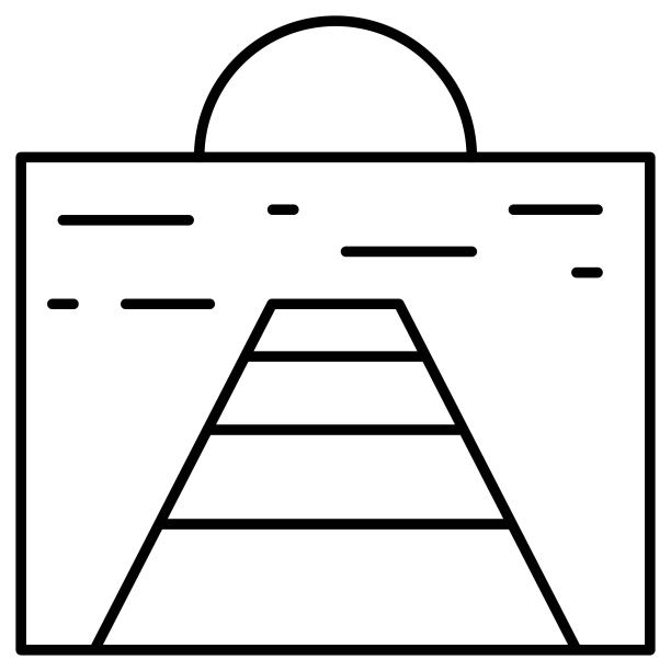 日落码头图标，夏季假期相关矢量图图片下载