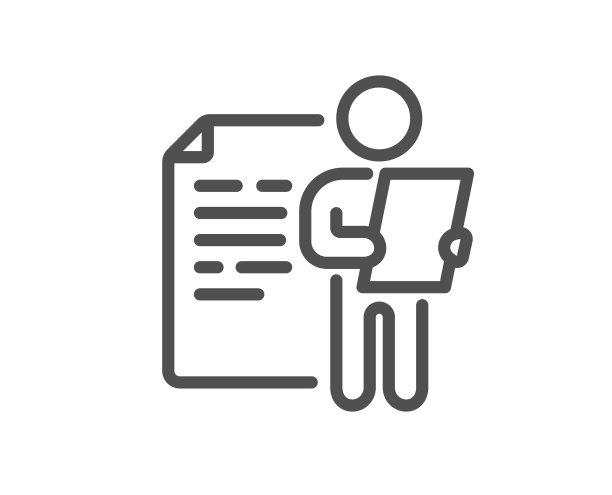 求职面试文件行图标简历文件页图片下载