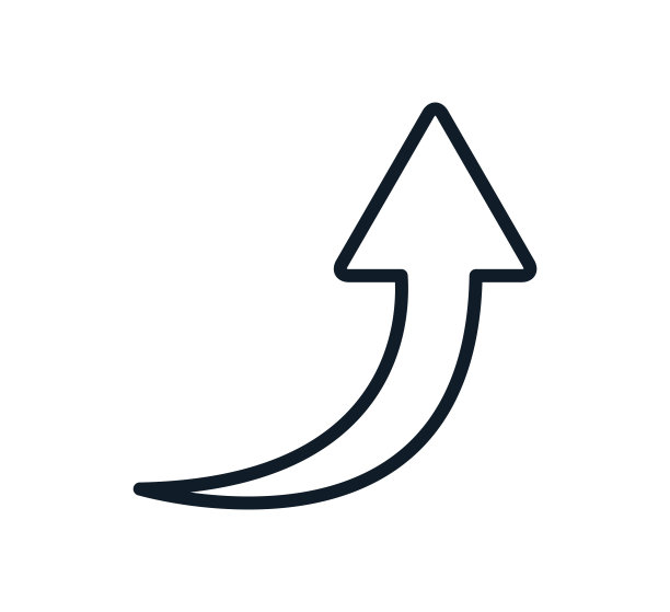 箭头图标矢量标志设计模板图片下载