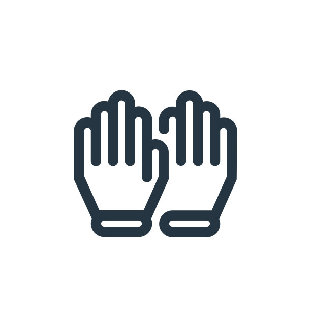 手套矢量图标孤立在白色背景。轮廓，细线手套图标，用于网站设计和移动，应用程序开发。细线手套轮廓图标矢量插图。图片下载