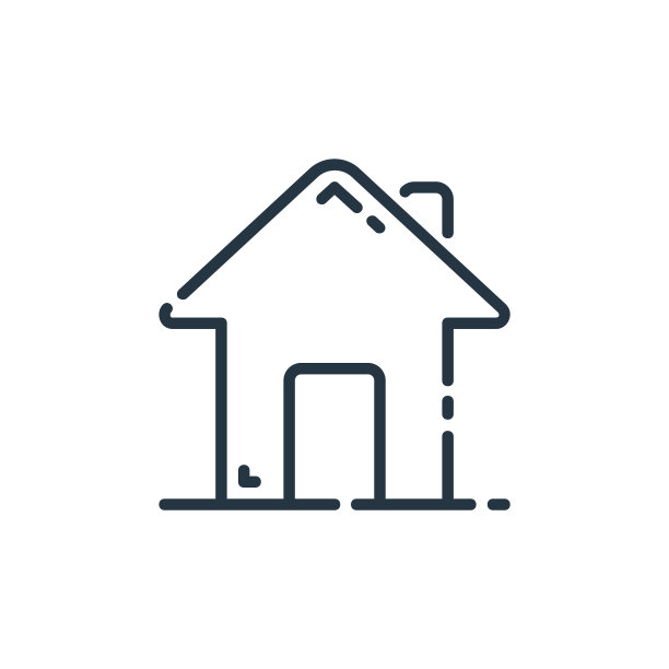 主矢量图标孤立在白色背景。大纲，细线home图标用于网站设计和移动，应用程序开发。细线home轮廓图标矢量插图。图片下载