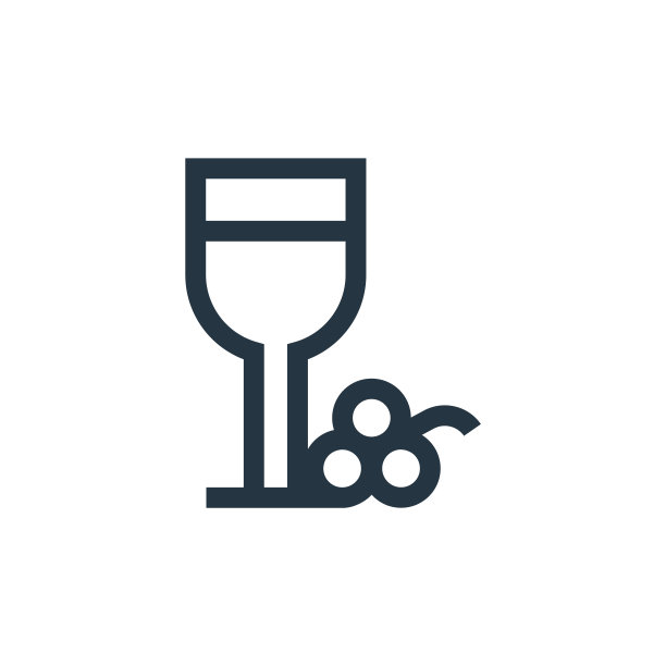 葡萄酒矢量图标孤立在白色背景。线条，细线酒图标用于网站设计和手机，应用程序开发。细线葡萄酒轮廓图标矢量插图。图片下载