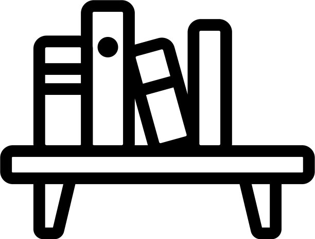 小墙架子图标轮廓图片下载