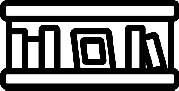 书架图标大纲图片下载