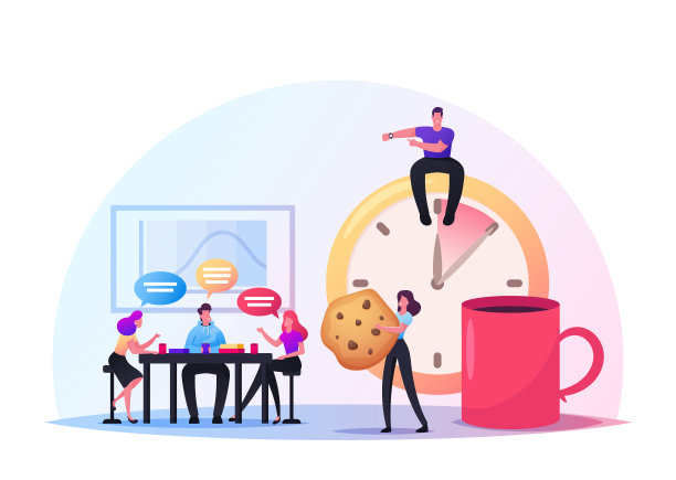 朋友角色在咖啡馆或酒吧碰面。人们在现代餐厅的咖啡休息时间交流，聊天图片下载