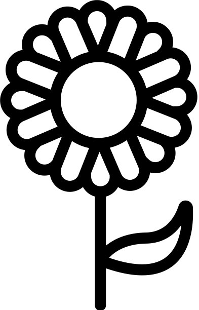 菊花图标大纲图片下载