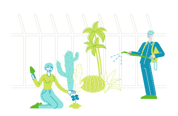 特点是种植和照料植物图片下载