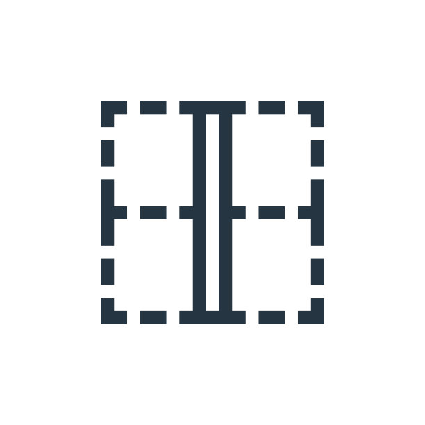 边界矢量图标隔离在白色背景。轮廓，细线边框图标用于网站设计和移动，应用程序开发。细线边框轮廓图标矢量插图。图片下载