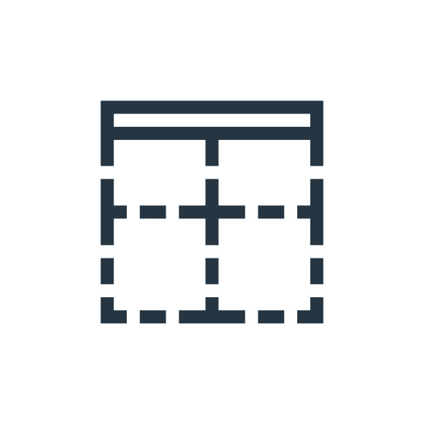 边界矢量图标隔离在白色背景。轮廓，细线边框图标用于网站设计和移动，应用程序开发。细线边框轮廓图标矢量插图。图片下载