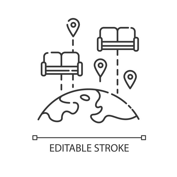 沙发客像素完美线性图标图片下载