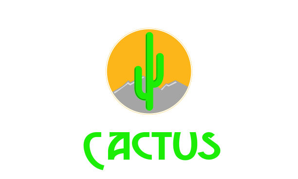 仙人掌在草原图片下载