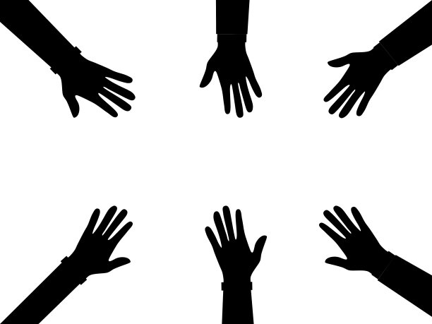 的手。团队合作精神。项目管理。合作。向量图片下载