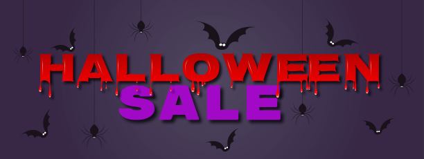 万圣节促销标语。图片下载