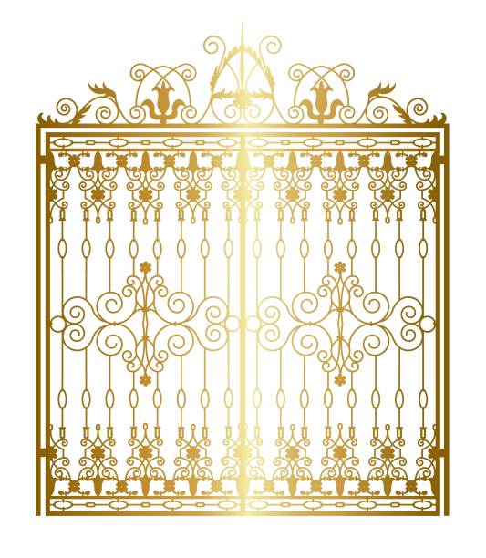 金锻造门图片下载