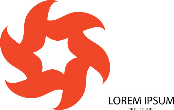 抽象标志孤立在白色图片下载