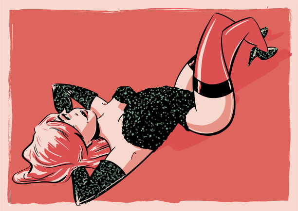 滑稽的美女角色图片下载