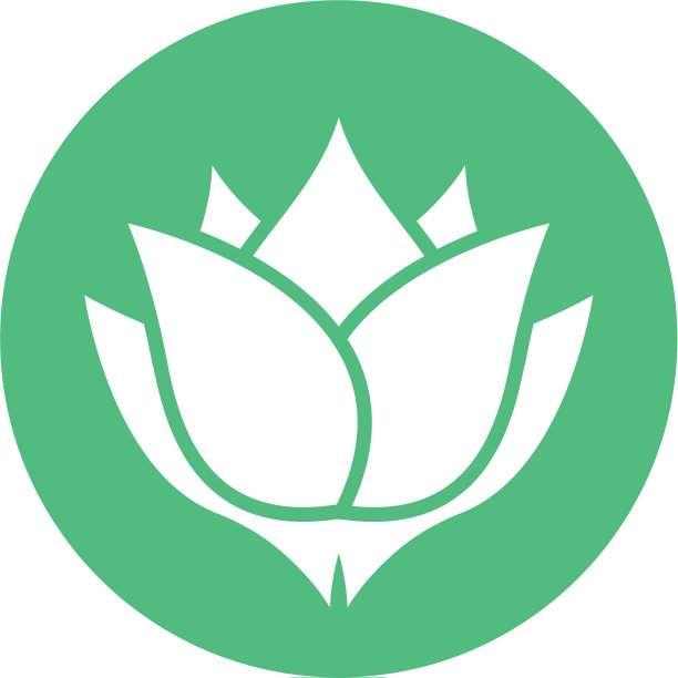 莲花象征图标图片下载