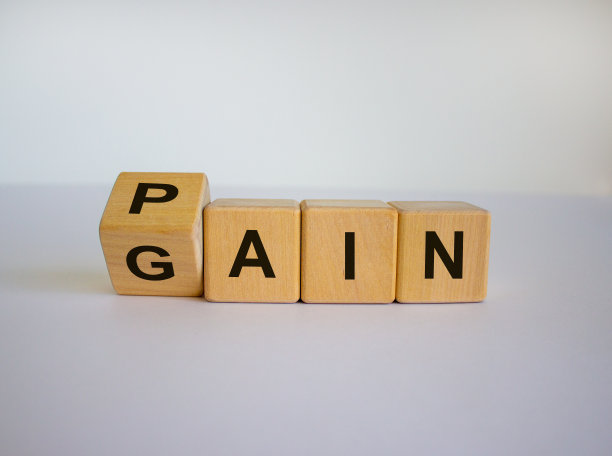 翻转木方改变措辞之间的痛苦，以获得。心态为职业发展业务。图片下载