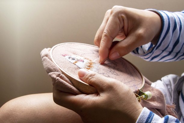 手工缝制图片下载