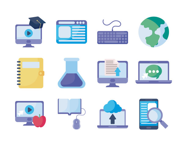 设置在线教育图标图片下载