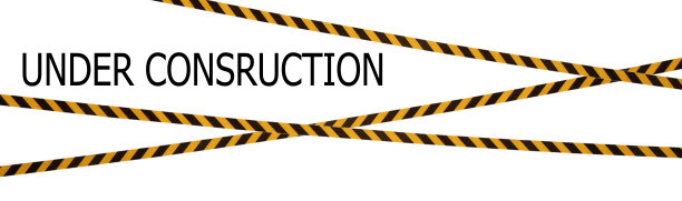 黑色和黄色的护栏带正在施工图片下载