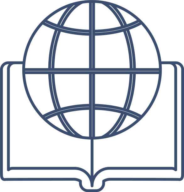 开卷用符号全球教育线图片下载