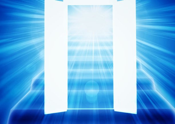 通往未来的大门打开了图片下载