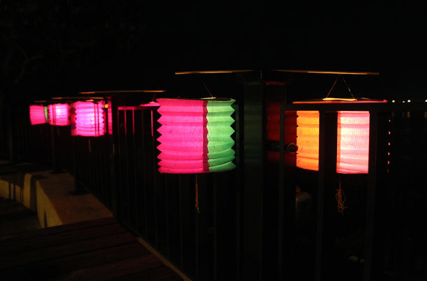 中秋节彩灯图片下载