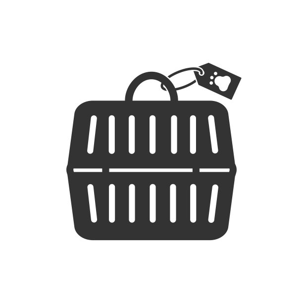 动物手推车图标。图片下载