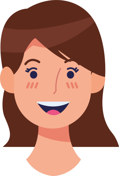 美丽的年轻女子头像人物图片下载