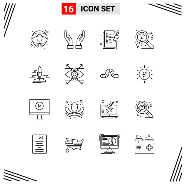 打包16个创意大纲空间应用任务图片下载