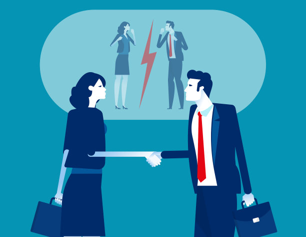 人们在里面握手并继续战斗图片下载