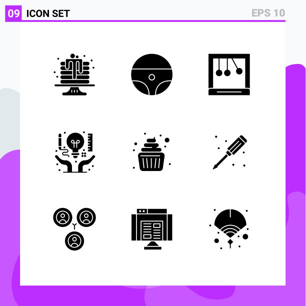 9 ． 坚实的字形概念的网站，移动和图片下载