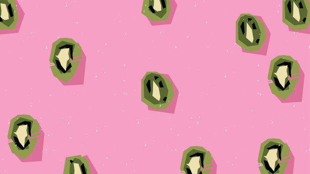 几何极简水果背景。图片下载