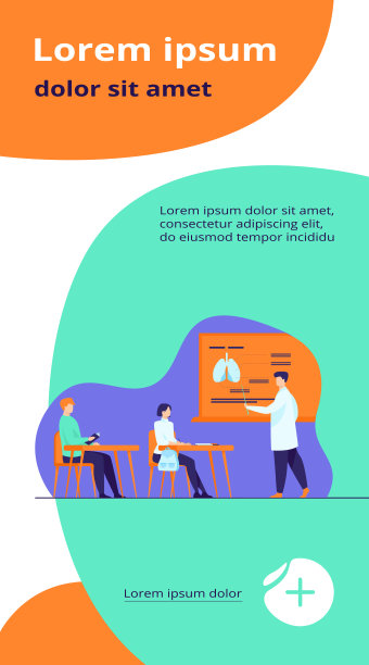 医学教授向观众展示器官信息图图片下载