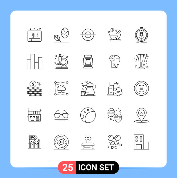 包25条创意线快速草本叶图片下载