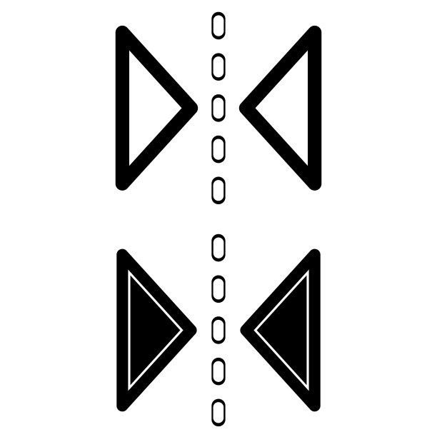 反射图标矢量标志图片下载