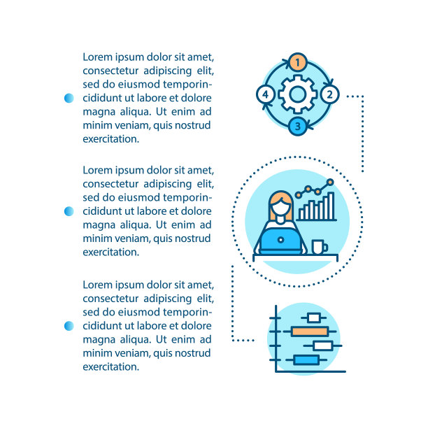 商品协调员概念图标与文本图片下载