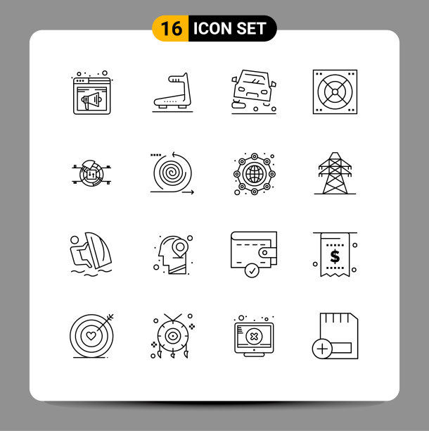 主题提纲和可编辑符号图片下载