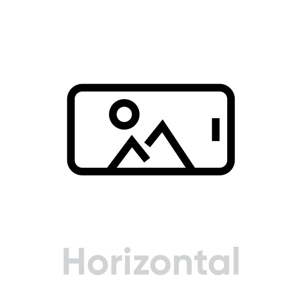 手机相机图标照片，可编辑矢量线条图片下载